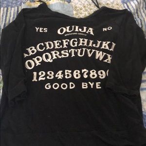 Half sleeve ouija board shirt